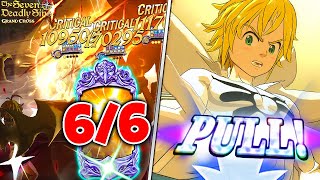 P2W MODE UNLEASHED DEMON KING MELIODAS 66 SUMMONS amp SHOWCASE  Seven Deadly Sins Grand Cross [upl. by Rimidalv]