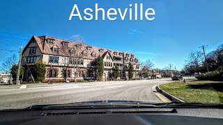 Asheville NC 2024  Driving Downtown  Biltmore  4K [upl. by Ahsieyt]