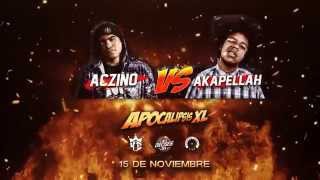 Apocalipsis XL Aczino VS Akapellah  LXL16 quotLinea Dieciséisquot Vídeo Oficial [upl. by Narcissus]