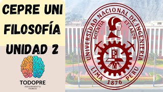 CEPRE UNI  FILOSOFÍA  SEMANA 2  FILOSOFÍA ANTIGUA PERÍODO COSMOLÓGICO  ADMISIÓN UNI [upl. by Cirle]