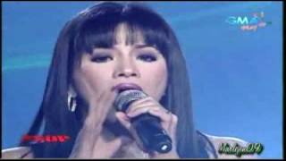 WHITNEY HOUSTON Medley  Regine Velasquez at her Worst Voice HD [upl. by Hapte]