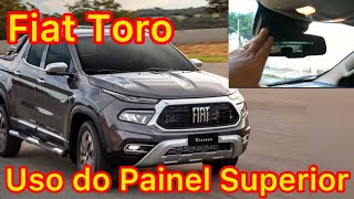 FIAT TORO Como Usar o Painel Superior [upl. by Novyat]