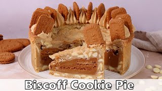 Biscoff Cookie Pie Recipe [upl. by Oisor]