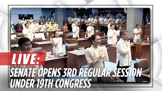 Senate opens third regular session of 19th Congress  ABSCBN News [upl. by Rattan]