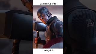 Why does Captain America move his hand behind his back when he lifts Mjolnir [upl. by Kcirdahc]