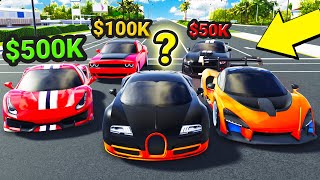 CHEAP to EXPENSIVE CAR Racing Challenge Southwest Florida RP [upl. by Leinahtan940]