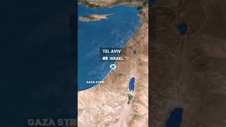 Hamas rocket falls near Ashkelon in Israel [upl. by Ikcin467]