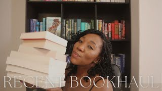 Recent Bookhaul  Library Books  New Releases  I bought a lot of Books  South African Booktuber [upl. by Ahsilrae54]