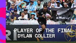 quotThat first half was a bit of a grindquot  Dylan Collier  Hong Kong HSBC SVNS Player of the Final [upl. by Essila]