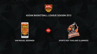 ABL 2013 Season Game 56 San Miguel Beermen vs Sports Rev Thailand Slammers [upl. by Anaig415]