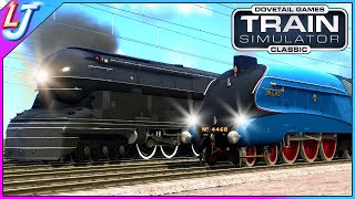 Train Simulator  PRR S1 VS A4 Mallard RACE [upl. by Croteau817]