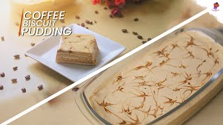 Coffee Biscuit Pudding  NoBake Coffee Pudding  Simple Coffee Pudding  Coffee Dessert [upl. by Adnesor]