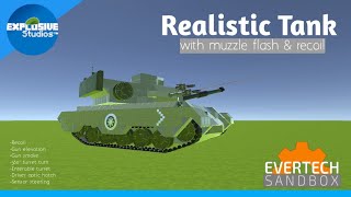 Evertech Sandbox Tank  Realistic Modern Tank [upl. by Siuraj]