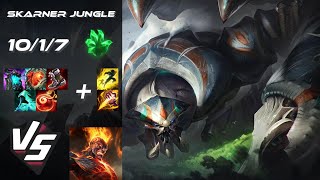 JUNGLE Skarner vs Brand  EU Challenger Patch 1420 [upl. by Allenotna]