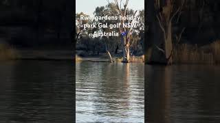 Rivergardens holiday park Gol golf NSW Australia 🇦🇺 murrayriver nsw Australia travel [upl. by Nassah]