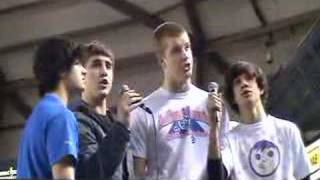 AMHS Quartet Beginners Luck National Anthem WA State Wrestling [upl. by Thad362]