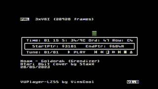 Noam  Goldorak Grendizer  Atari 8bit cover 400800XLXE [upl. by Ioves]