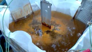 TimeLapse Electrolysis Rust Removal [upl. by Monty309]