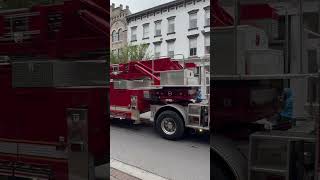 Stunning Savannah Ladder Fire Truck at Veterans Day Parade – A Unique Look [upl. by Aivyls]