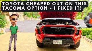 Toyota Went Cheap On This New Tacoma Option So I Fixed it [upl. by Arras]