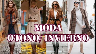 MODA TENDENCIA OTOÑO INVIERNO 20242025 LOOKS Y COMBINACIONES CASUALES Y ELEGANTES PARA INVIERNO❄️ [upl. by Christis825]