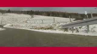 Drive on Road Titisee to Bad Krozingen Black Forest  POV bumper [upl. by Odnamla]