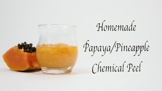 Homemade Chemical Facial Peel [upl. by Lane]