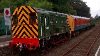 Dartmoor Railway Okehampton Station to Meldon Quarry Brake Van Ride August 2018 [upl. by Alhan]