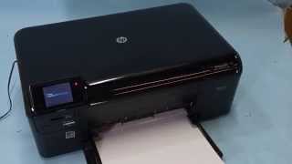 How to Print Page Count Report on HP Photosmart D110a Printer [upl. by Yaker]