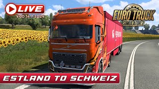 Von Estland in die Schweiz  Euro Truck Simulator 2 [upl. by Kolva]