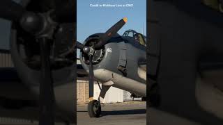 TBM3E ‘Avenger’ start up ww2 aviation usa [upl. by Meryl]