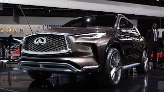 Infiniti QX50 Concept First Look  2017 Detroit Auto Show [upl. by Orelia580]