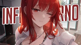 Nightcore  INFERNO  Cover Lyrics [upl. by Ingvar]