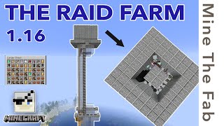 The SIMPLEST Raid Farm in Minecraft  117 118 TUTORIAL [upl. by Yreffeg662]