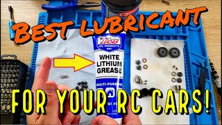 Best lubricant for your RC Cars white lithium grease Best grease [upl. by Nosrak]