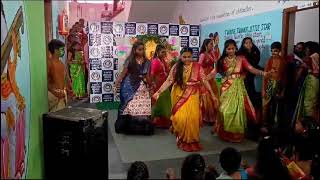 Bonalu Dance Performance by Class X students  Sri Saraswathi High School [upl. by Hilaria]