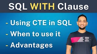 SQL WITH Clause  How to write SQL Queries using WITH Clause  SQL CTE Common Table Expression [upl. by Allista]