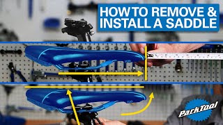 How to Remove amp Install a Saddle [upl. by Assenaj]