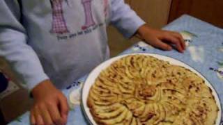 tarte fine aux pommes et a la cannelle recette de cuisine d ilana [upl. by Eltsirk]