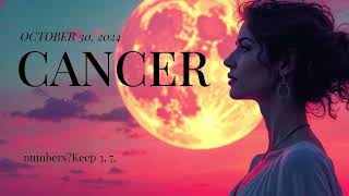 ATTENTION Cancer Unexpected Career News Coming Today  Prepare NOW Oct 30 [upl. by Thaxter]