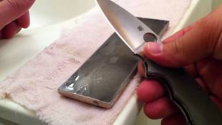 Sharpening 1 freehand [upl. by Aihtekal7]