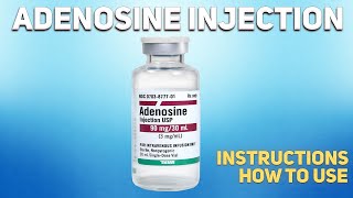 Adenosine injection how to use Uses Dosage Side Effects Contraindications [upl. by Eive]