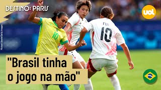 SELEÇÃO FEMININA LEVA VIRADA DO JAPÃO INACREDITÁVEL ESSA DERROTA DO BRASIL DISPARA YARA FANTONI [upl. by Weibel]