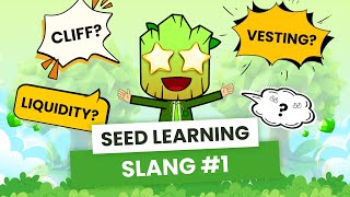 Crypto Slang Cliff Liquidity and Vesting  SEED Learning 20 [upl. by Luana]