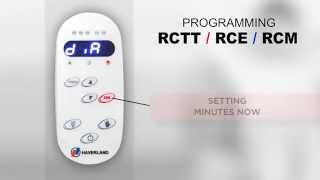 How to program RCTT RCE RCM Haverland Electric Radiators [upl. by Mattah]