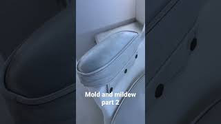 Mold and mildew removal on a boat Fix [upl. by Inal]