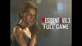 RESIDENT EVIL 3 REMAKE Walkthrough  FULL GAME No Commentary [upl. by Darnok]