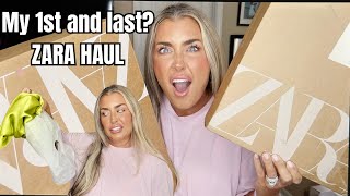 ZARA TRY ON HAUL  MY FIRST AND LAST ZARA HAUL  HOTMESS MOMMA VLOGS [upl. by Attemaj525]