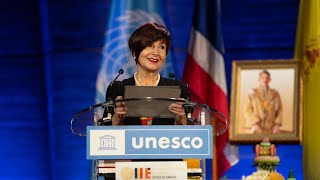 Speech amb Simona Miculescu President of the UNESCO General Conference [upl. by Sybil916]