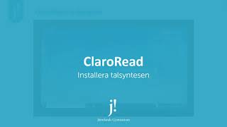 Installera ClaroRead [upl. by Bobine340]